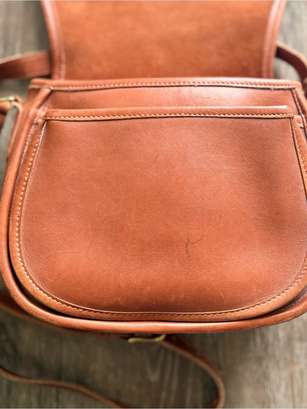 Vintage Coach Saddle Bag
